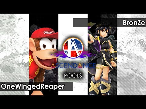 Smash 4: OneWingedReaper (Diddy Kong) V BronZe (Dark Pit) - Ascendance 33 Tournament SSB4