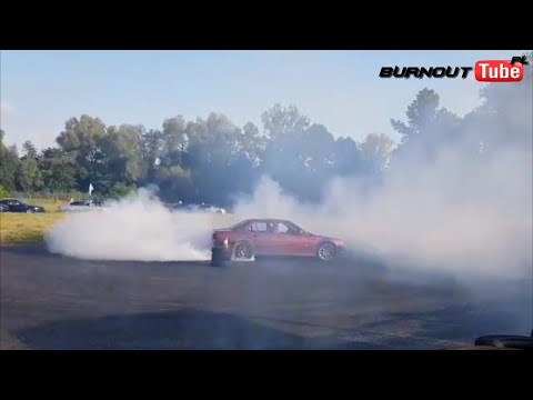 "JONY" BMW E38 740 V8 Burnout King - Spot BMW Klub Bydgoszcz - Kartodrom 2020