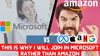 AMAZON (MAANG) vs MICROSOFT | Reviews | Salaries | Jobs | Which company should I Join - Glassdoor