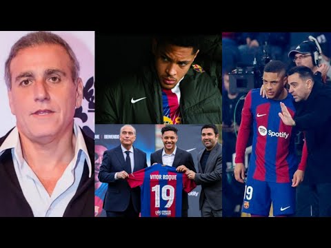 SAD💔Victor Roque to leave Barca, agent BLAST Xavi, Deco & Laporta. Oh Xavi Why are you doing this💔
