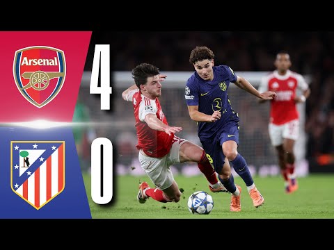 ARSENAL 4 - 0 ATLETICO MADRID | Uefa Champions League | HIGHLIGHTS #ucl