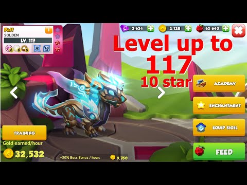 Ancient Solden level up 117 with 10 Star-Dragon Mania Legends | Double Trouble event | DML