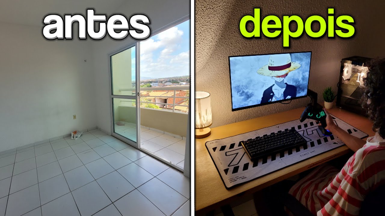 I turned my empty room into a gamer room