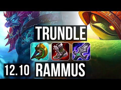TRUNDLE vs RAMMUS (JNG) | 65% winrate, Godlike, Rank 11 Trundle | TR Master | 12.10