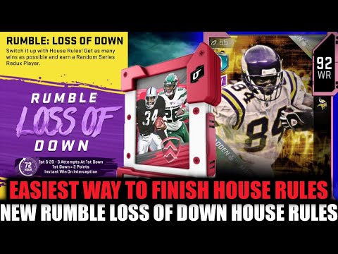 EASIEST WAY TO BEAT THE NEW HOUSE RULES EVENT! THE META, TIPS, AND TRICKS! | MADDEN 20 ULTIMATE TEAM