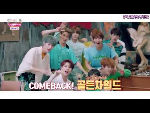 [ENG SUBS] 180717 Golden Child - Show Champion Behind
