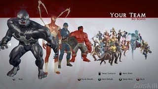 All Characters and Costumes - Marvel: Ultimate Alliance 2