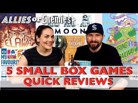 Five New Small Box Games - Quick Reviews