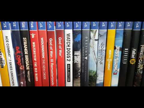 A MINHA COLEÇÃO DE JOGOS PS4 / MY COLLECTION OF PS4 GAMES - 2026