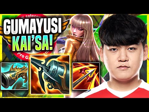 GUMAYUSI DESTROYING WITH KAI'SA! - T1 Gumayusi Plays Kai'sa ADC vs Samira! | Season 11