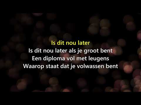 KARAOKE 🎤 Stef Bos - Is Dit Nou Later