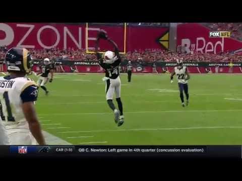 J.J. Nelson's Amazing Sideline Grab! | Cardinals vs. Rams | NFL