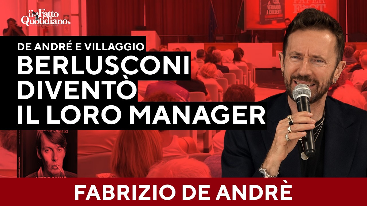 Scanzi: “De André e Villaggio con Berlusconi guadagnarono 4 volte di più”