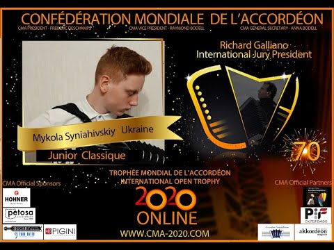 Junior Classic 1st Round - Mykola Syniahivskiy (Ukraine) www.CMA-2020.com