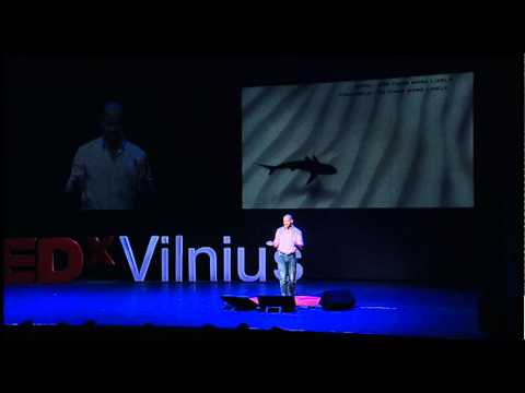 Confluence - the turbulent relationship of man and shark | Monty Halls | TEDxVilnius