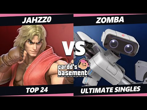 Cardd's Basement Top 24 - Zomba (ROB) Vs. Jahzzo (Ken) SSBU Ultimate Tournament