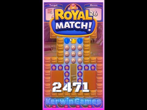 Royal Match Level 2471 - No Boosters Gameplay