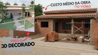 Casa pequena no fundo do terreno | APENAS 77m² |