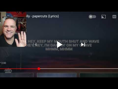 Dad reacts to Machine Gun Kelly "Paper Cuts" lyric video.