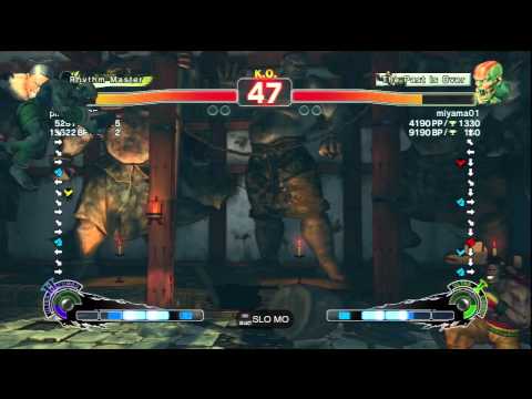 pikotan525 [Dee Jay] Vs miyama01 [Dhalsim] SSF4 AE Japanese Online Ranked Matches - PSN