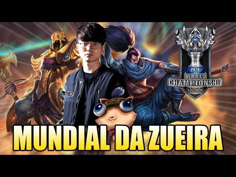 FAKER PISTOLA E YASUO COREANO - MUNDIAL DA ZUEIRA