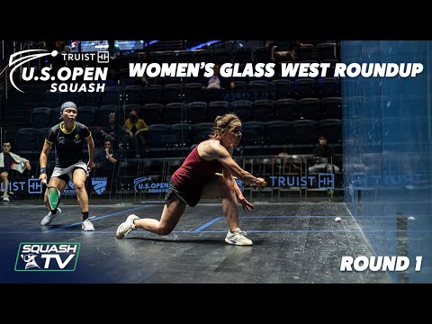 Squash: U.S. Open 2021 - Women's Glass West Roundup - Rd 1
