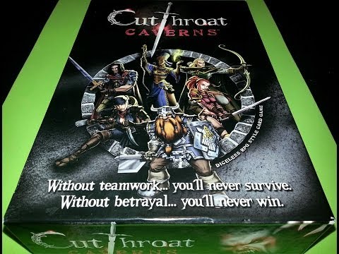Off The Shelf Board Game Reviews Presents - Cutthroat Caverns (Part 1 How To Play) .