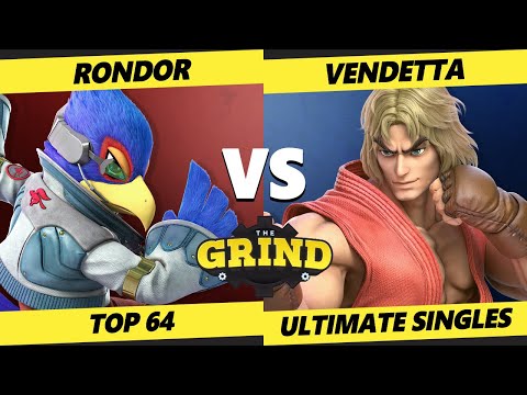 The Grind 174 Top 64 - Rondor (Falco) Vs. Vendetta (Ken) - SSBU Ultimate Tournament