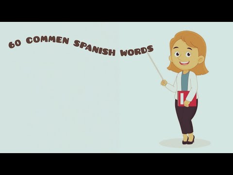 60 Commen spanish words for daily use