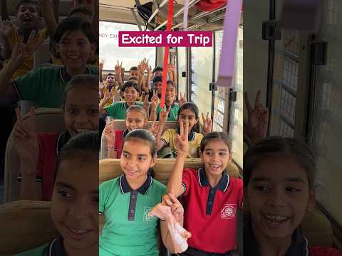 kids are excited for water park trip #shorts #trip #school #waterpark #ytshorts #kids #tour #fun