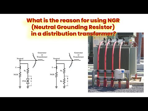 Was ist der Grund für die Verwendung eines NGR (Neutral Grounding Resistor) in einem Leistungstra...