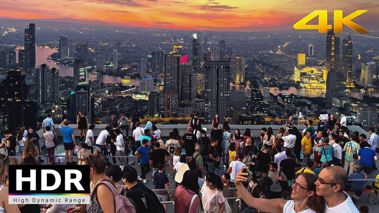 Embark on a walking tour of the breathtaking Mahanakhon Skywalk.