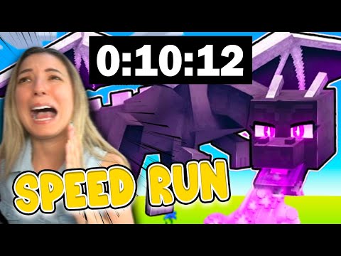 HO PROVATO a fare la MIA prima SPEEDRUN di MINECRAFT