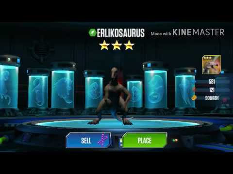 Jurassic World:The Game #20 Erlikosaurus+Mastodonsaurus