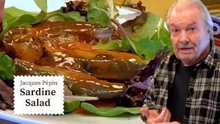 Quickest Healthy Lunch Recipe - Jacques Pépin's Sardine Salad🐟  | Cooking at Home  | KQED