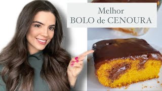 O MELHOR BOLO DE CENOURA DO MUNDO! | RECEITA SAUDÁVEL