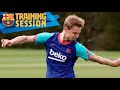 DE JONG, GRIEZMANN... GOALS IN TRAINING ?