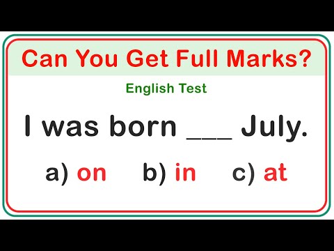 English Grammar Test 🌟 Everyone Fails This Test