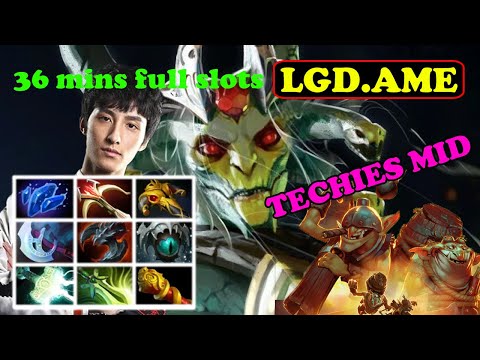 LGD.AME MEDUSA 36 MINS FULL ITEM MEGA FARMER CARRYING TECHIES MID | DOTA2ORBS