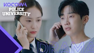 Is this the breakup phone call? Say it isn’t so! 💔 [Police University Ep 14]