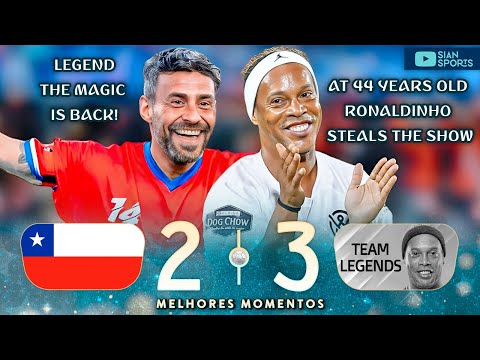 THE MAGIC IS BACK! AT AGE 44, RONALDINHO GAÚCHO IMPRESSED EVERYONE IN THIS FRIENDLY MATCH IN CHILE!