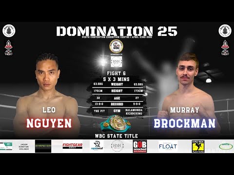 Leo Nguyen Vs Murray Brockman - Domination Muay Thai 25