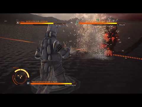 GODZILLA PS4 : MechaGodzilla 75 vs Godzilla 2014 vs Burning Godzilla