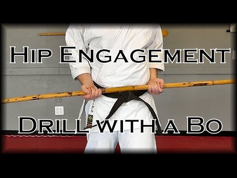 Waza Wednesday 12/14/16 - Hip Engagement Drill Using a Bo and Kihon Kata