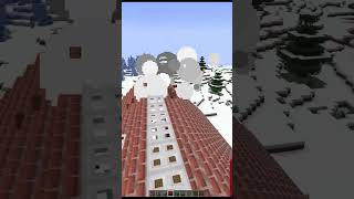 サンタクロース マイクラ家の侵入の仕方！初心者とプロの違い【マイクラ・マインクラフト】#minecraft #マイクラ #マイクラ建築 #マインクラフト#shorts