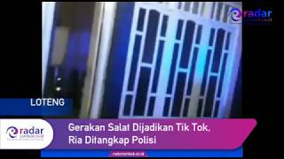 Gerakan Salat Dijadikan Tik Tok, Ria Ditangkap Polisi