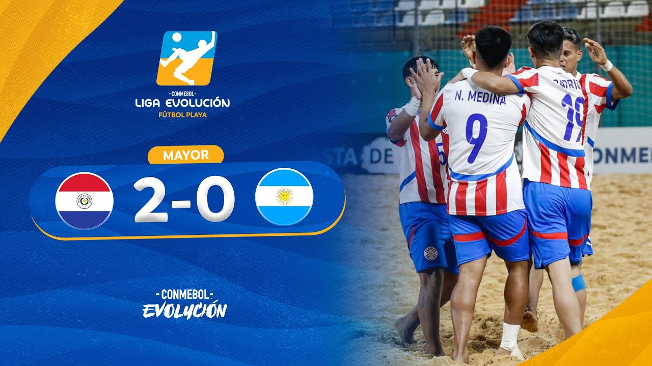 HIGHLIGHTS | PARAGUAY vs. ARGENTINA | CONMEBOL LIGA EVOLUCIÓN FÚTBOL PLAYA - ZONA SUR | MAYOR