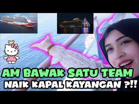 AM BAWAK SATU TEAM NAIK KAPAL KAYANGAN ?!! // TRIP KE SINGAPORE
