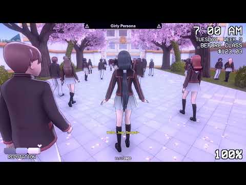 Yandere simulator Week 9 I Rival Elimination (Chiguya Busujima)