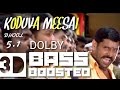 Aruva Meesai |Dhool |Vikram | 3D Bass Boosted |Mp3 Song 🔊🔊